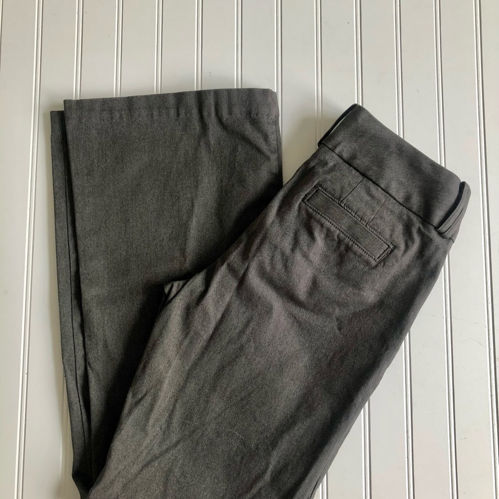 Banana Republic Women's Light Taupe Straight-Leg Trousers - Picture 3 of 10